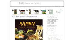 Desktop Screenshot of daily-sushi.com
